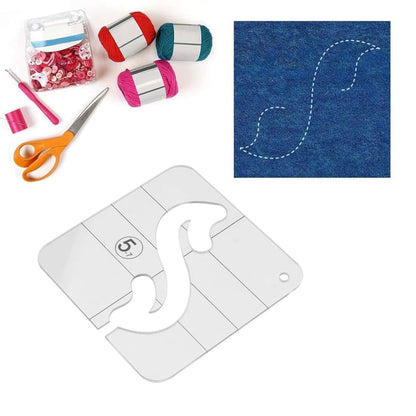 Acryl Quiltsjablonen Set – 12-Delige Patchwork Sjablonen voor Quilting