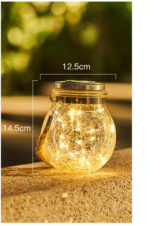 Solar lantaarn voor buiten – warm wit decoratief licht zonder stroom