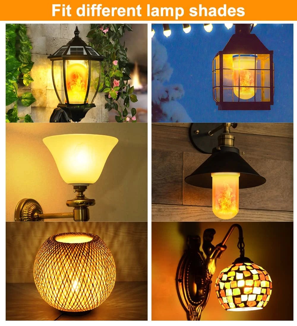 LED Vlamlamp met Realistisch Vlameffect – Sfeerverlichting voor Binnen
