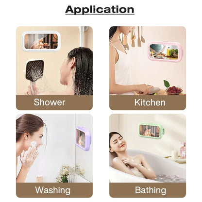 Waterdichte Douche Telefoonhouder met Telescooparm en Wandmontage
