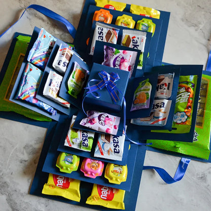 5-Laags Explosiedoos voor Foto's en Cadeaus – DIY Verrassingsdoos