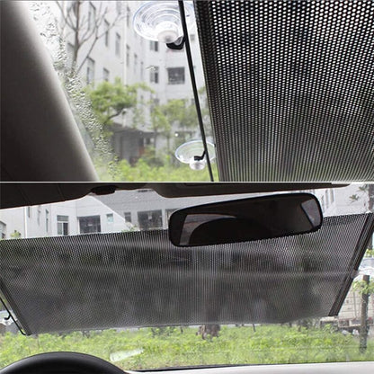 Intrekbaar Autozonnescherm voor Voorruit – UV-bescherming voor Auto en SUV