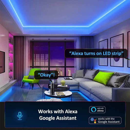 Neon LED Strip met Muziekmodus en App-bediening voor Binnen en Buiten