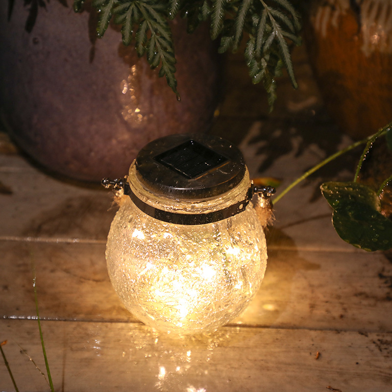 Solar lantaarn voor buiten – warm wit decoratief licht zonder stroom