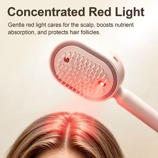 Elektrische Massageborstel met Sprayfunctie voor Alle Haartypes