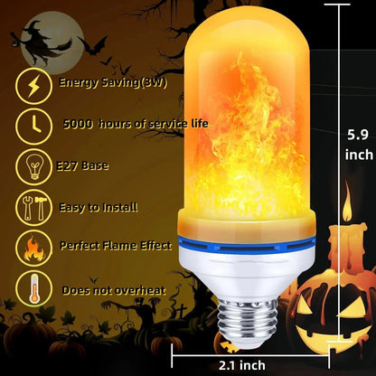 LED Vlamlamp met Realistisch Vlameffect – Sfeerverlichting voor Binnen
