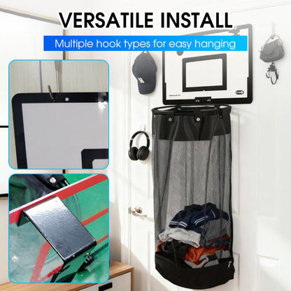 Basketbal Wasmand voor aan de Deur of Muur – Speels & Ruimtebesparend