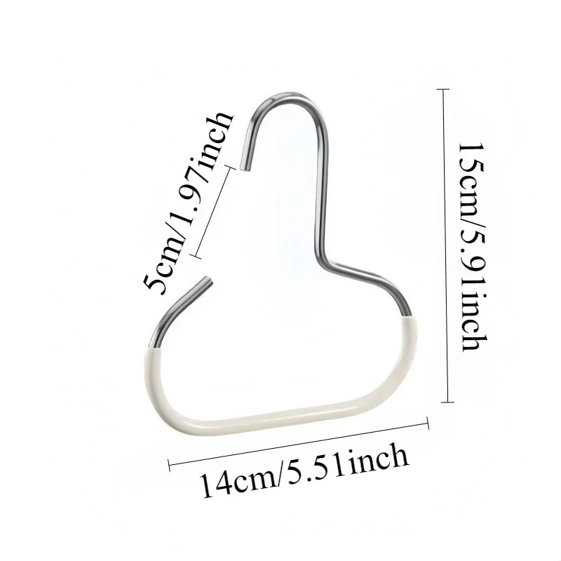 Metalen Wandhaak voor Hoeden, Petten en Accessoires – Set van 4