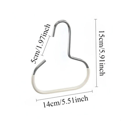 Metalen Wandhaak voor Hoeden, Petten en Accessoires – Set van 4