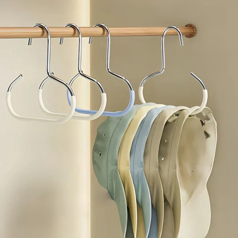 Metalen Wandhaak voor Hoeden, Petten en Accessoires – Set van 4