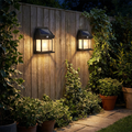 Zonne-energie LED-wandlamp met bewegingssensor voor tuin en hek