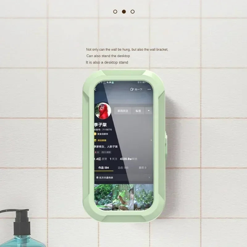 Waterdichte Douche Telefoonhouder met Telescooparm en Wandmontage