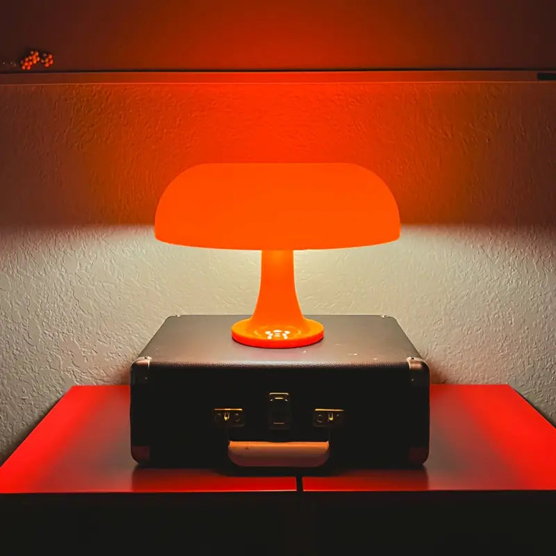 Draagbare paddenstoellamp met LED – draadloos en sfeervol