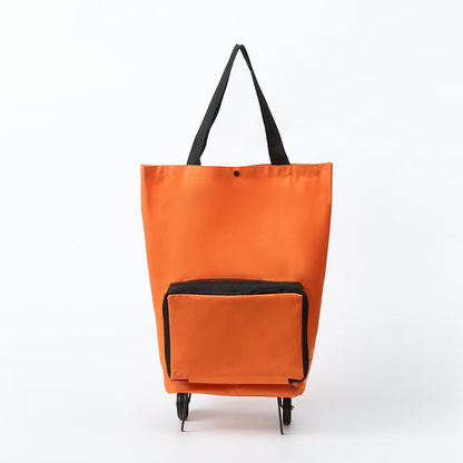 Opvouwbare Boodschappentrolley met Wielen – 2-in-1 Tas en Trolley