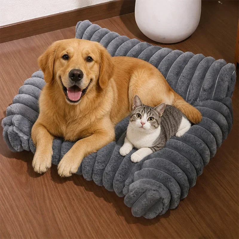 Huisdiermand voor katten en honden – zacht gevoerd met verhoogde randen