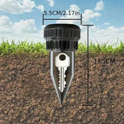 Verborgen Sleutelkluis als Tuinsprinkler – Ondergrondse Reservesleutelopberger