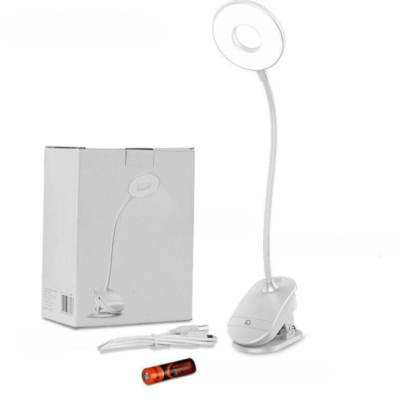LED-ringlamp met Klem voor Lezen en Thuiswerken – Flikkervrij & Oogvriendelijk
