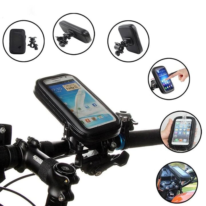 Waterdichte Fiets Telefoonhouder met Draadloos Opladen 15W