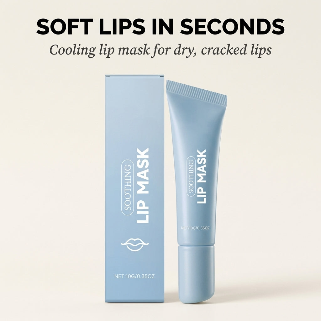 Vochtinbrengend Lippenmasker met Bijenwas en Vitamine E voor Zachte Lippen