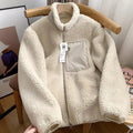 Dames sherpa jack met rits – warm en stijlvol voor koele dagen