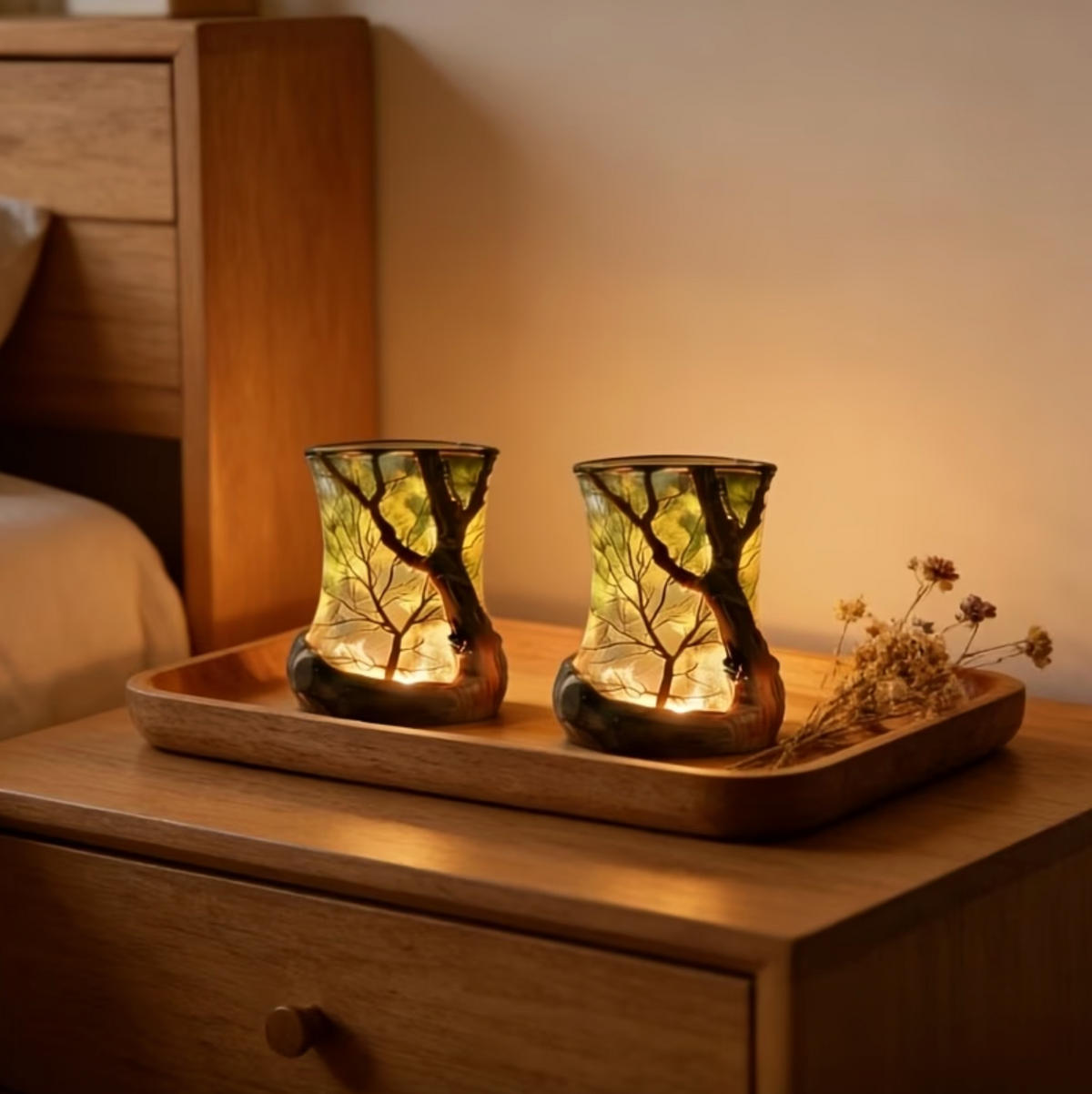 LED-sfeerlamp met boomschaduwprojectie voor thuis