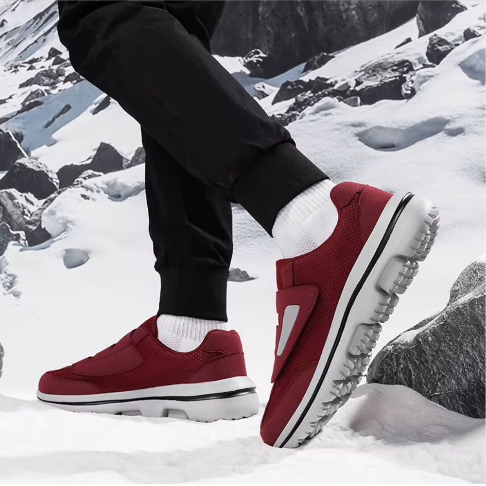 Brede schoenen met klittenband voor gevoelige voeten – extra comfort