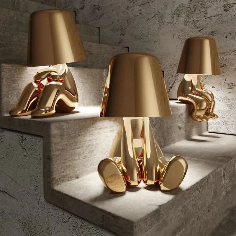 Dimbare LED tafellamp van metaal en acryl – modern design