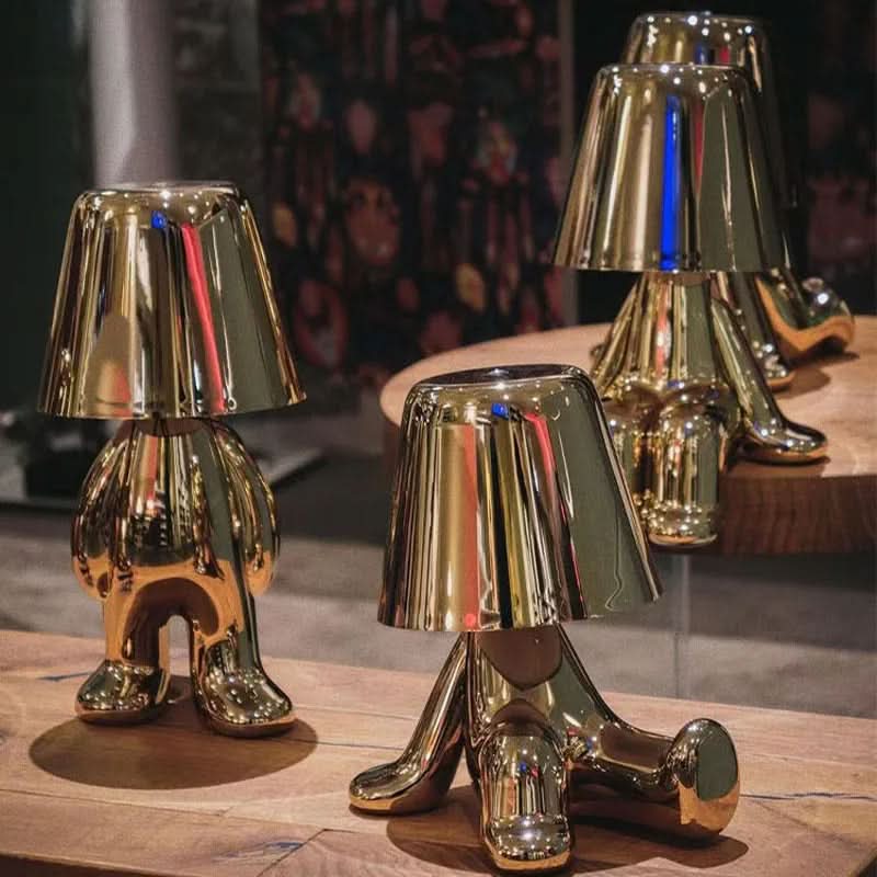 Dimbare LED tafellamp van metaal en acryl – modern design