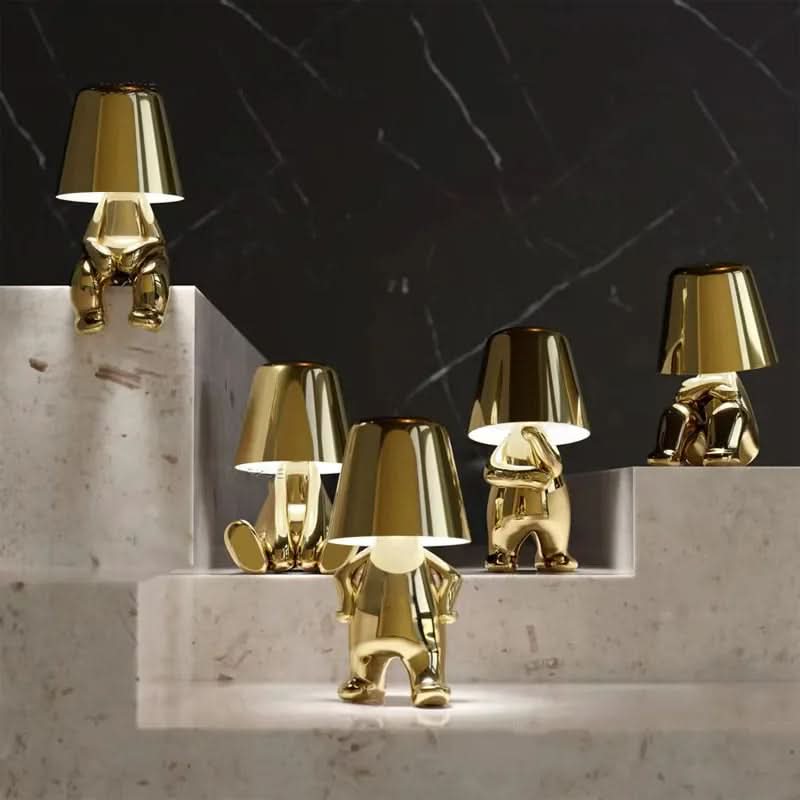 Dimbare LED tafellamp van metaal en acryl – modern design