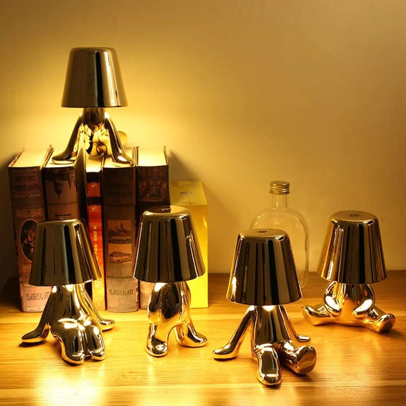 Dimbare LED tafellamp van metaal en acryl – modern design