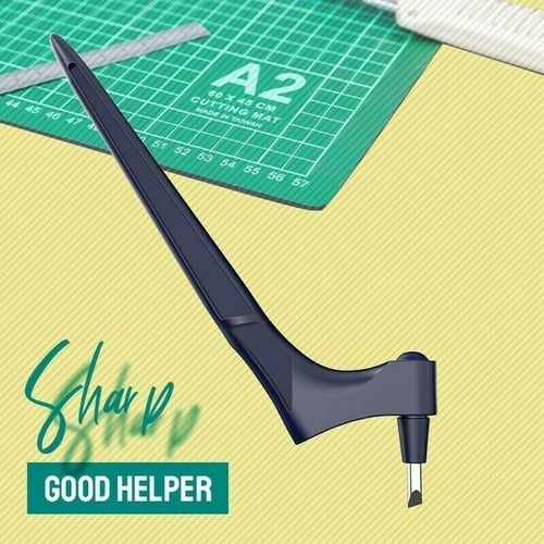 Precisie Snijgereedschap met 360° Draaimes voor Papier, Stof & Folie