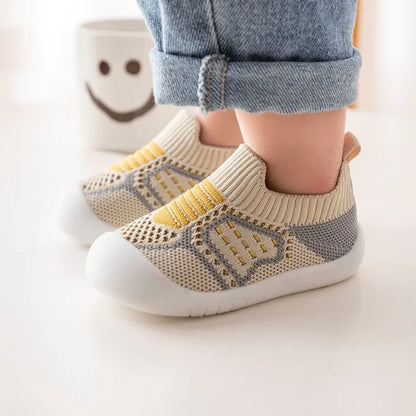 Antislip Babyschoenen met TPR-Zool voor Eerste Stapjes – Maat EU 17-23