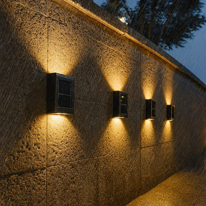 Zonne-energie LED Wandlamp voor Buiten – IP65 Weerbestendig