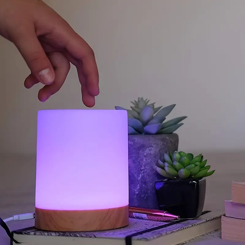 Dimbaar LED-nachtlampje met kleurwisseling voor slaapkamer