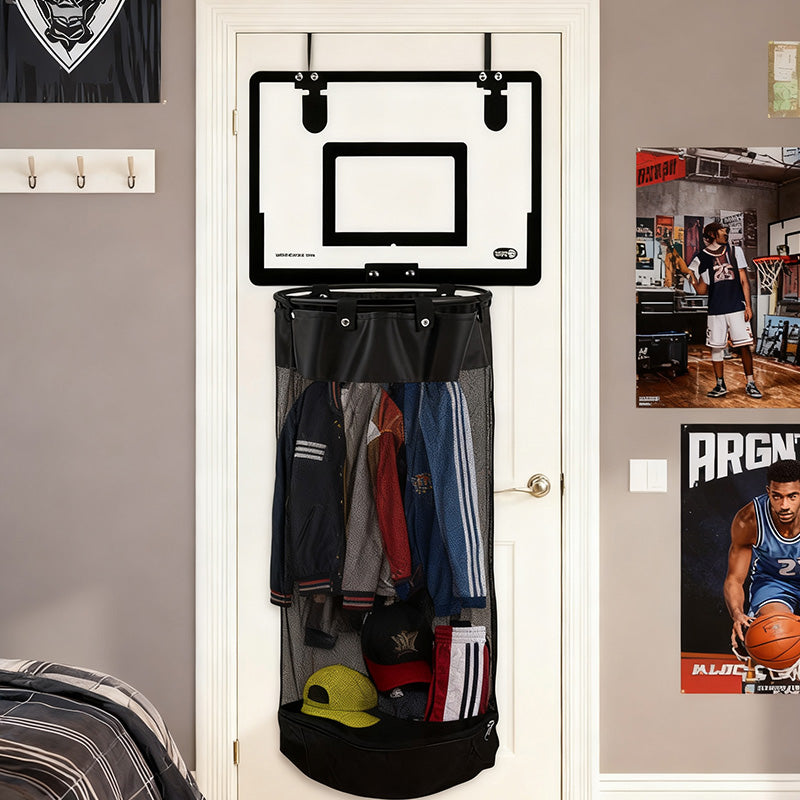 Basketbal Wasmand voor aan de Deur of Muur – Speels & Ruimtebesparend