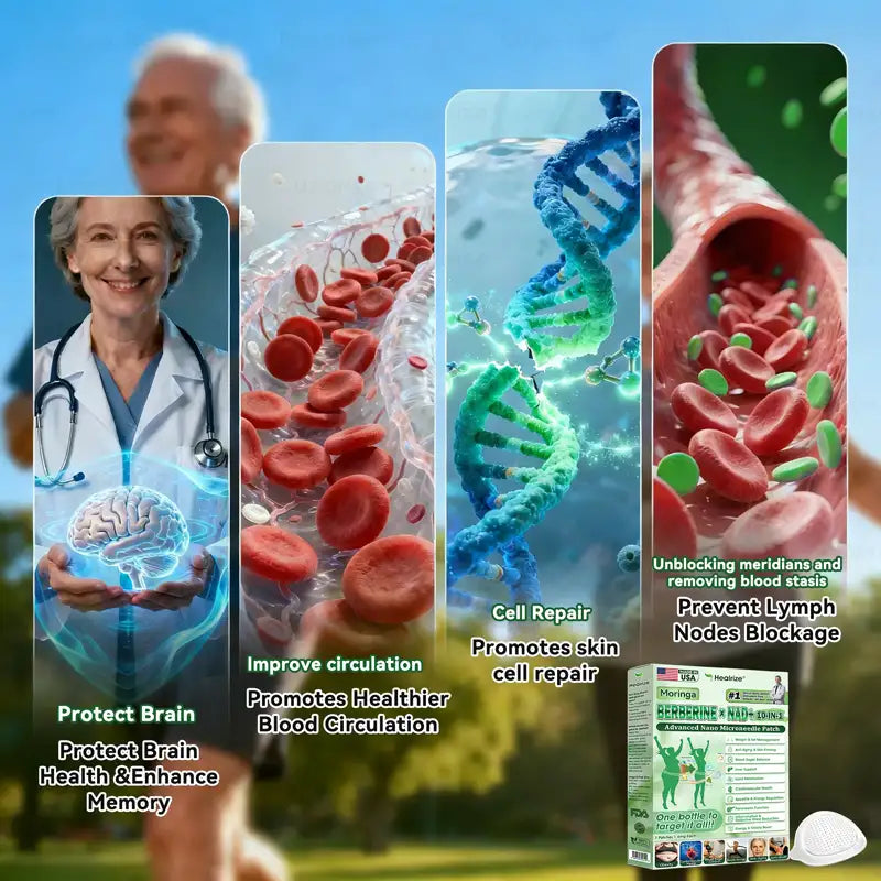 Micronaald Patch met Berberine & NAD+ voor Huidverzorging en Welzijn