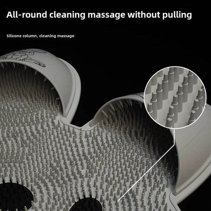 Voetmat met Borstelhaartjes voor Reiniging, Massage en Peeling onder de Douche