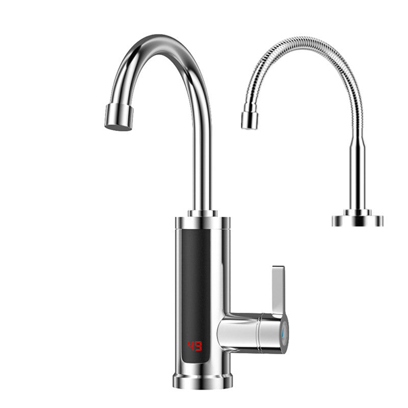 Keukenkraan met direct kokend water en LED-temperatuurweergave