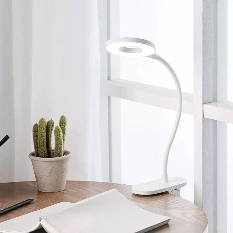 LED-ringlamp met Klem voor Lezen en Thuiswerken – Flikkervrij & Oogvriendelijk