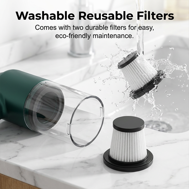 Draadloze Handstofzuiger met HEPA-filter – 10.000 Pa Zuigkracht