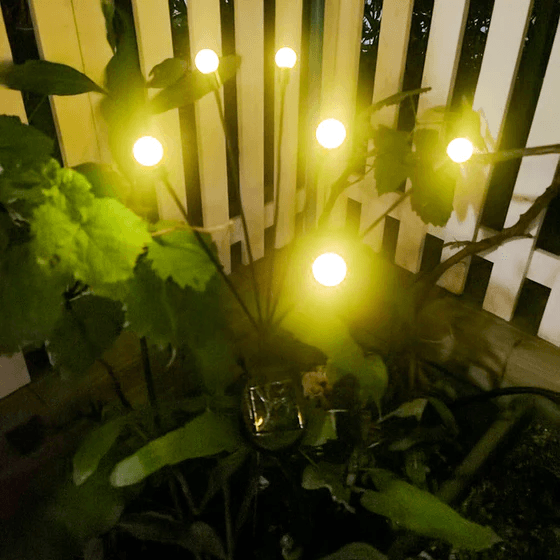 Zonne-energie Tuinverlichting met Glimwormjeseffect – Solar LED Buitenlamp