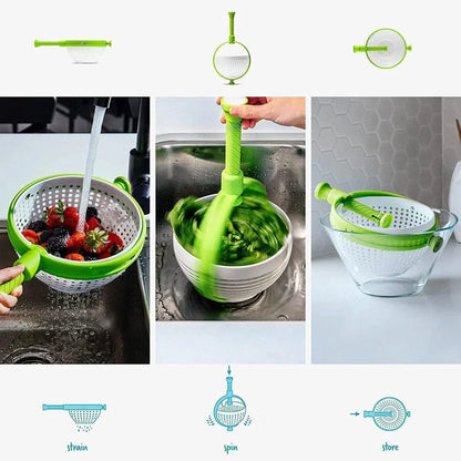 Groente- en Fruitcentrifuge – Wassen en Drogen in Één Stap