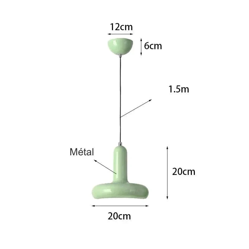 Minimalistische hanglamp van metaal – elegant design