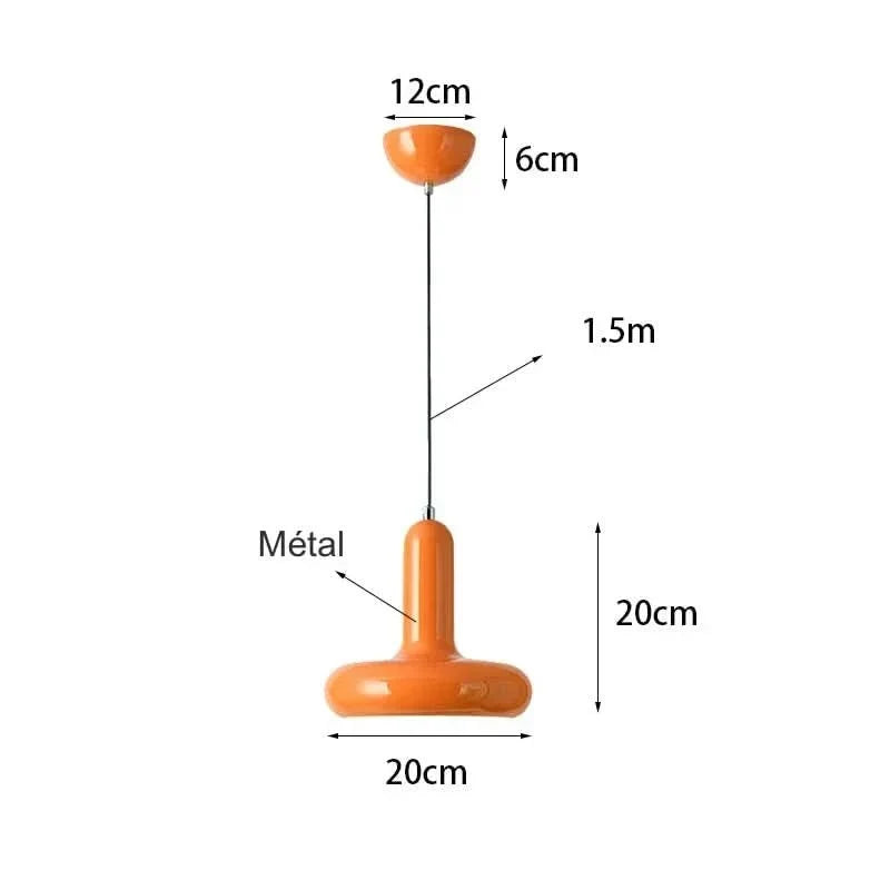 Minimalistische hanglamp van metaal – elegant design
