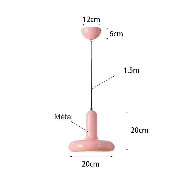 Minimalistische hanglamp van metaal – elegant design