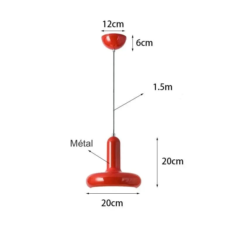 Minimalistische hanglamp van metaal – elegant design