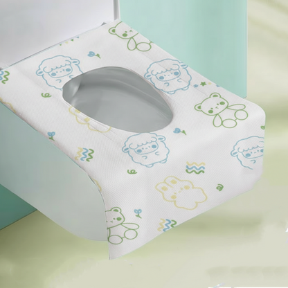Wegwerp Toiletbrilbeschermer voor Openbare Toiletten – Waterdicht & Antislip