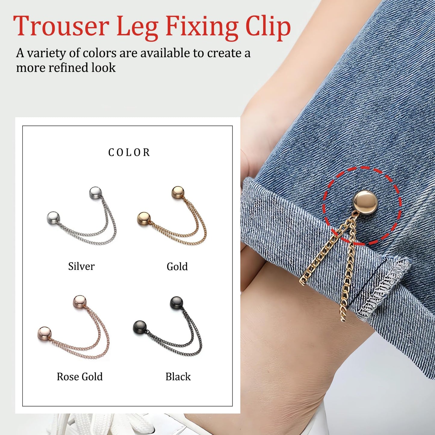 Magnetische Kledingclips voor Perfecte Pasvorm – Set van 8
