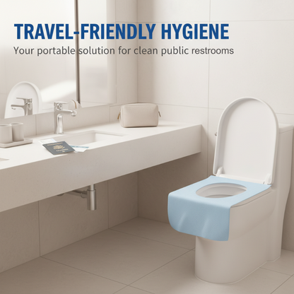 Wegwerp Toiletbrilbeschermer voor Openbare Toiletten – Waterdicht & Antislip