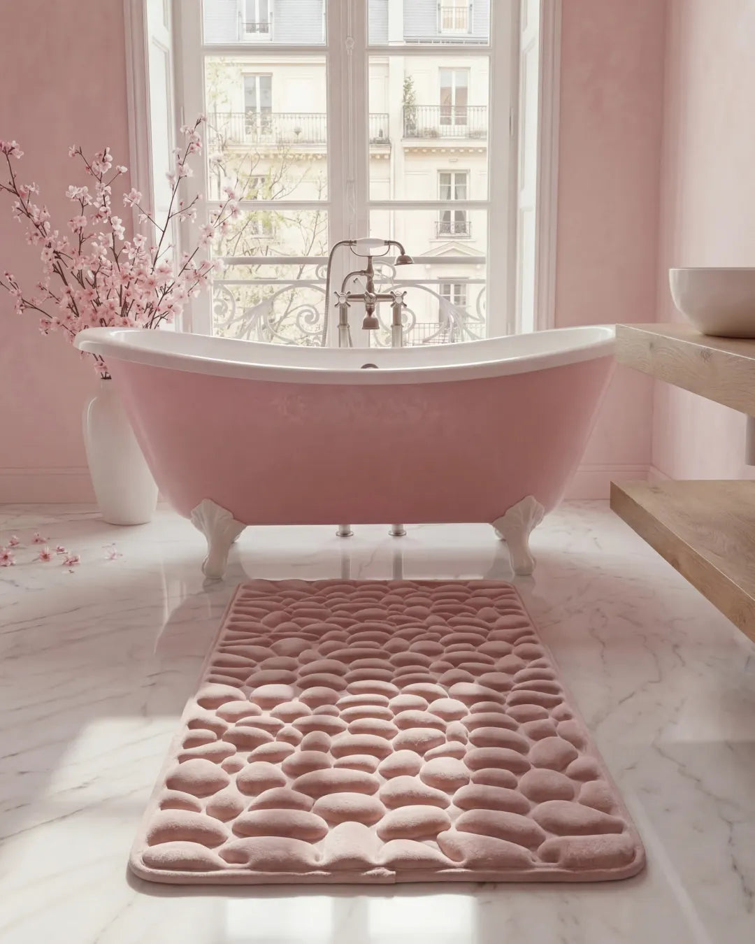 Sneldrogende Badmat met Antislip – Zacht & Hygiënisch voor de Badkamer